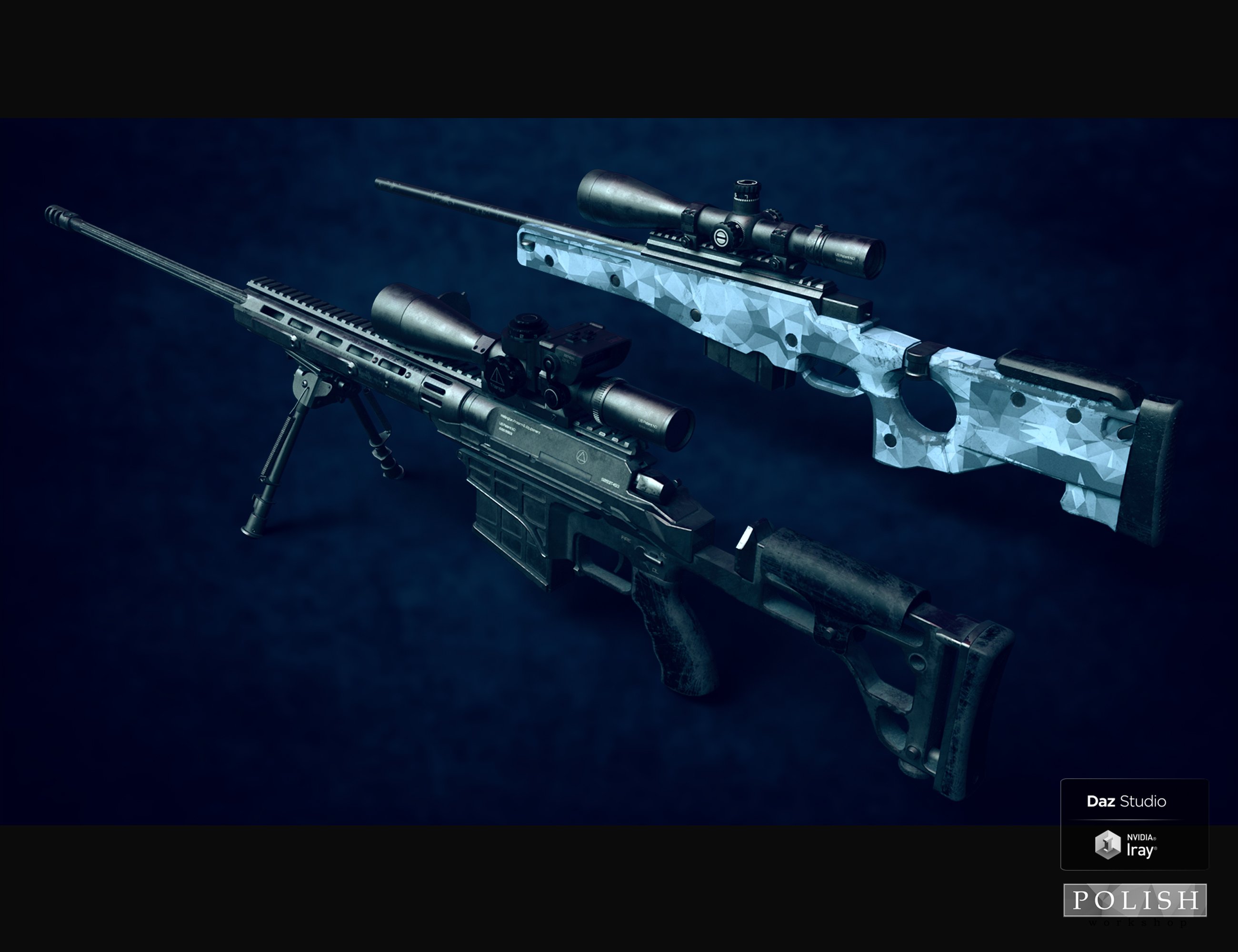 Urban Sniper Rifle Urban Sniper Rifle by: Polish, 3D Models by Daz 3D