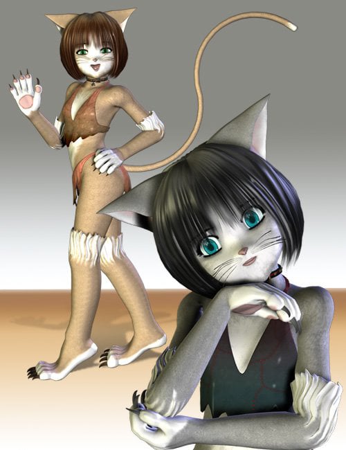 Kitten for Chibibel by: WillDupreMAB, 3D Models by Daz 3D