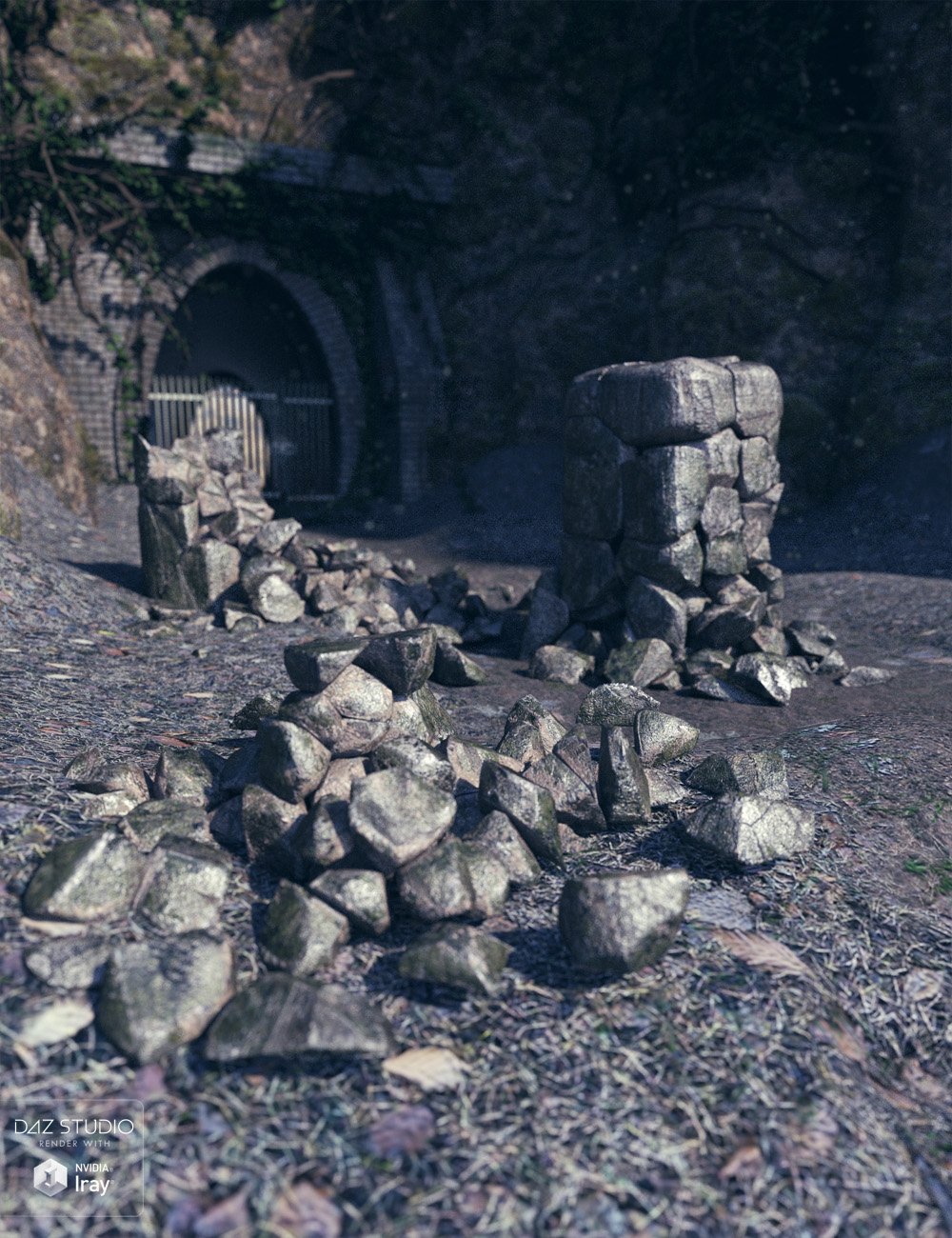 Rubble for Everyone Vol II by: David BrinnenForbiddenWhispers, 3D Models by Daz 3D