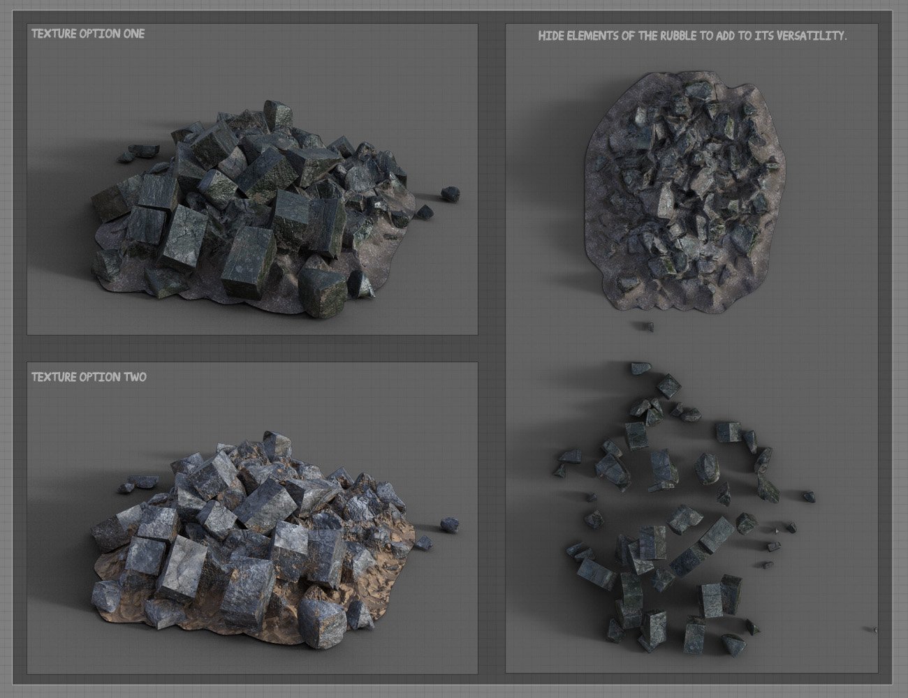 Rubble for Everyone Vol I by: David BrinnenForbiddenWhispers, 3D Models by Daz 3D
