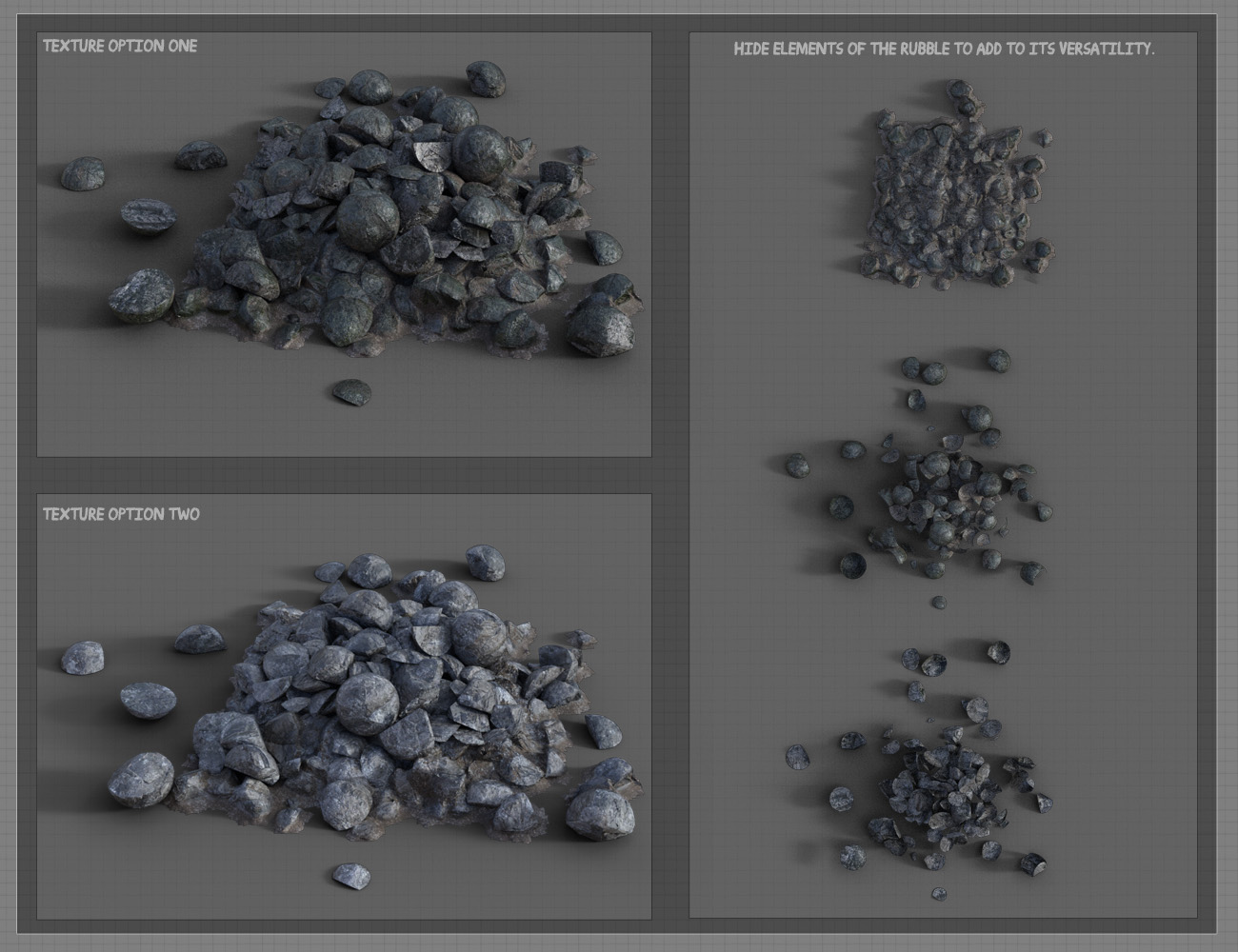 Rubble for Everyone Vol I by: David BrinnenForbiddenWhispers, 3D Models by Daz 3D