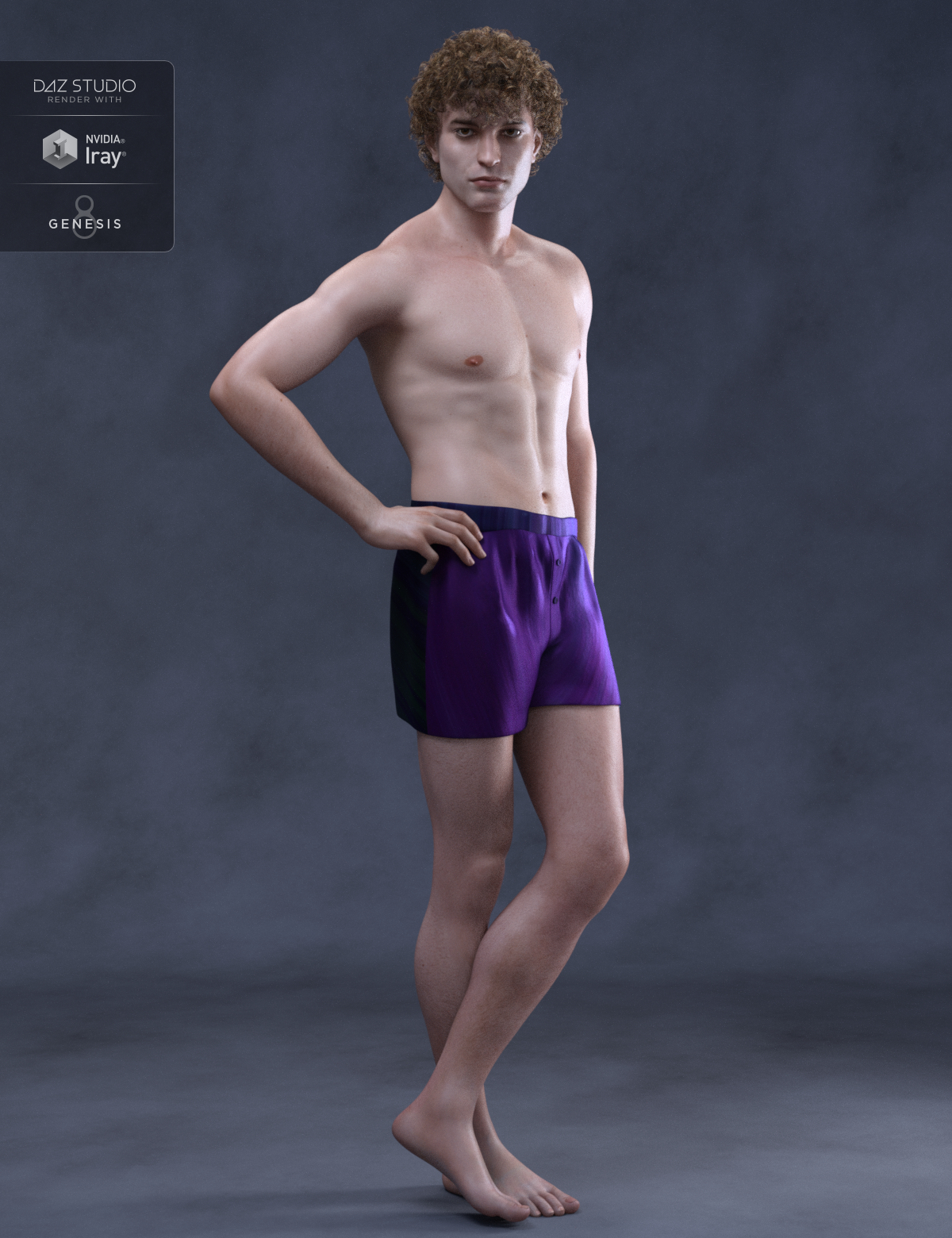 Dwight for Genesis 8 Male by: Vyusur, 3D Models by Daz 3D