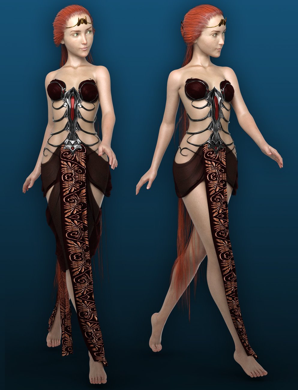 dForce Aguja Mermaid Dress for Genesis 8 Female dForce Aguja Mermaid Dress for Genesis 8 Female by: ArkiShox-Design, 3D Models by Daz 3D