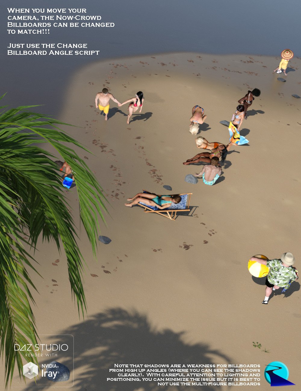 Now-Crowd Billboards - Beach Life by: RiverSoft Art, 3D Models by Daz 3D