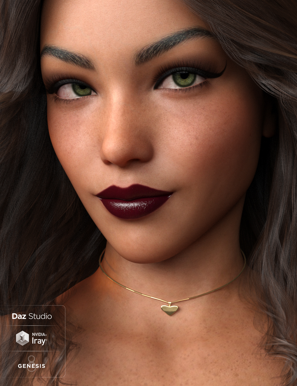 Eurielle for Genesis 8 Female by: iSourceTextures, 3D Models by Daz 3D