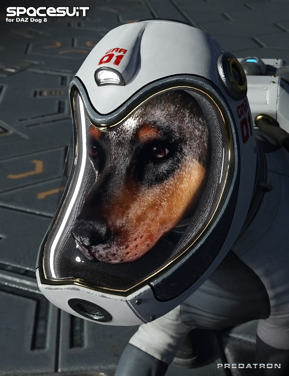 Spacesuit for Daz Dog 8