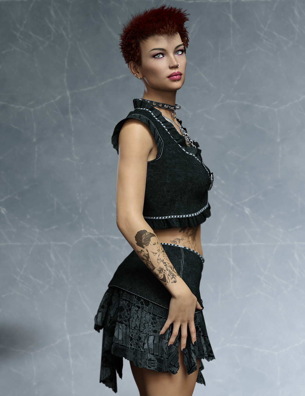 FWSA Rochelle HD for Genesis 8 Female by: Fred Winkler ArtSabby, 3D Models by Daz 3D
