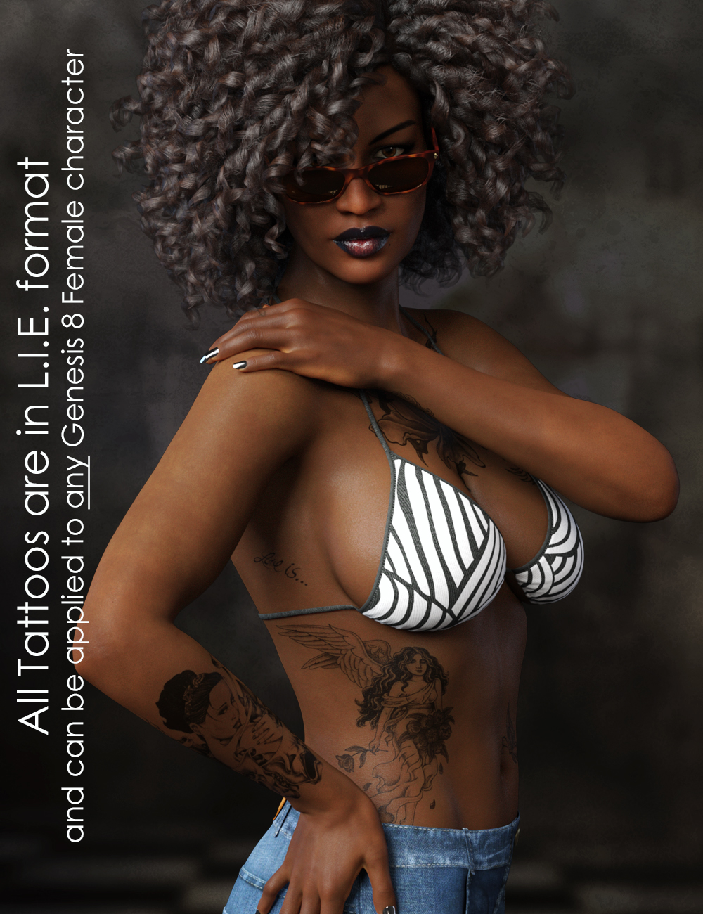 FWSA Rochelle HD for Genesis 8 Female by: Fred Winkler ArtSabby, 3D Models by Daz 3D