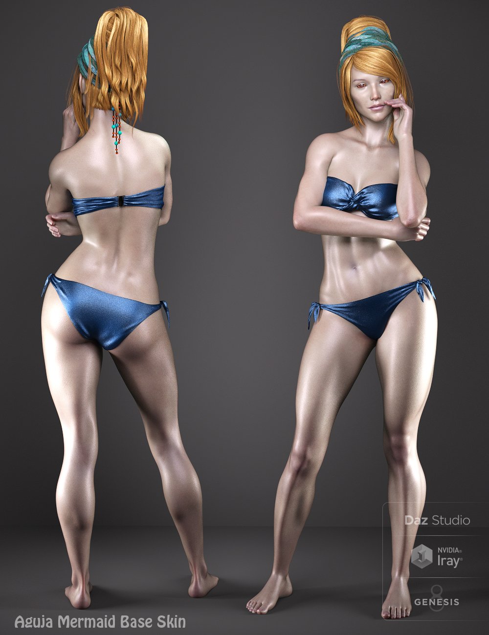 Aguja Mermaid for Genesis 8 Female Plus Mertail and Fins Aguja Mermaid for Genesis 8 Female Plus Mertail and Fins by: ArkiDarwins Mishap(s), 3D Models by Daz 3D