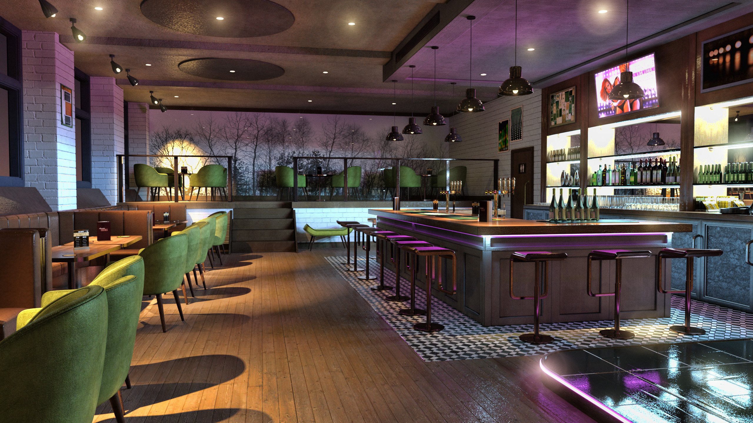 Z 24 Hour Bar - Environment with Poses for Genesis 3 and 8 Z 24 Hour Bar - Environment with Poses for Genesis 3 and 8 by: Zeddicuss, 3D Models by Daz 3D