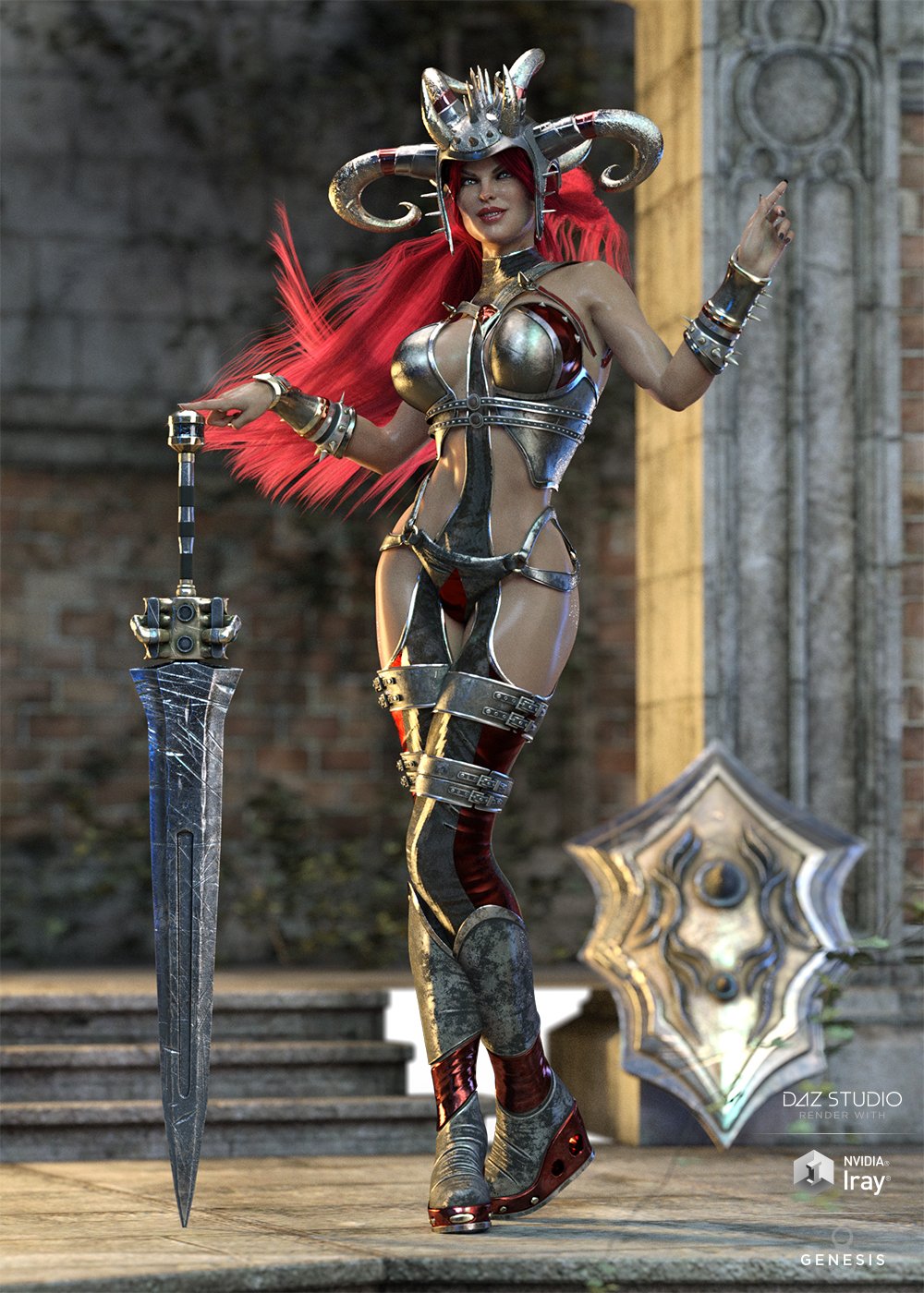 Zealoth Outfit and Weapons for Genesis 8 Female(s) Zealoth Outfit and Weapons for Genesis 8 Female(s) by: HM, 3D Models by Daz 3D