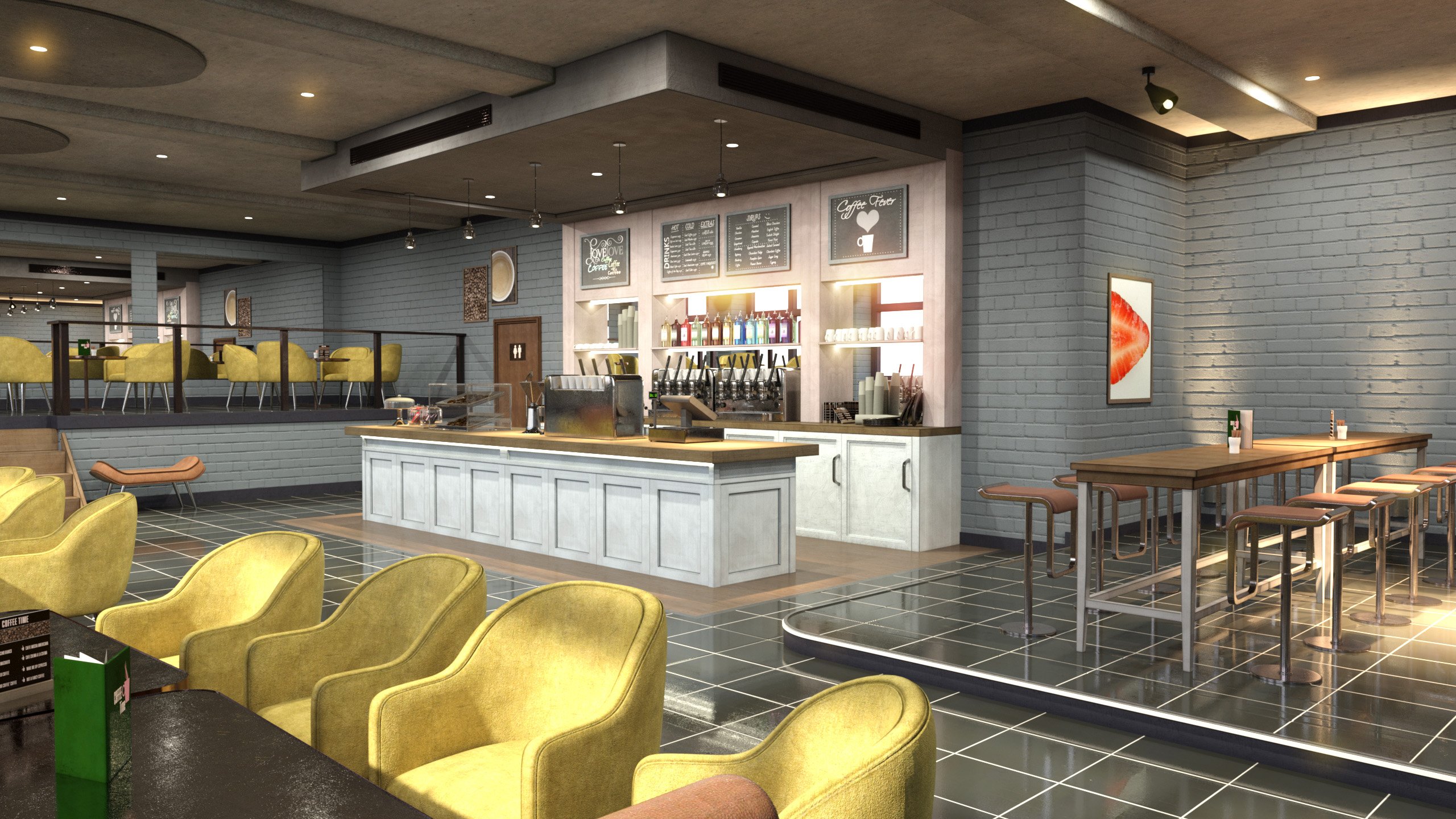Z Coffee Shop Environment with Poses for Genesis 3 and 8 Z Coffee Shop Environment with Poses for Genesis 3 and 8 by: Zeddicuss, 3D Models by Daz 3D