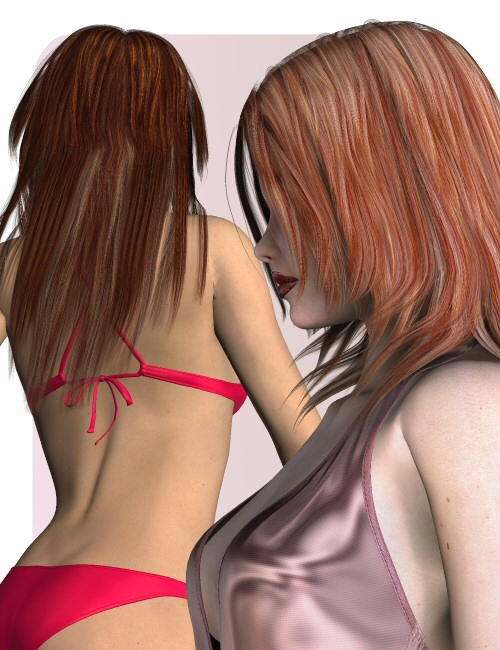 Charlotta-Hair by: goldtasselSWAM, 3D Models by Daz 3D