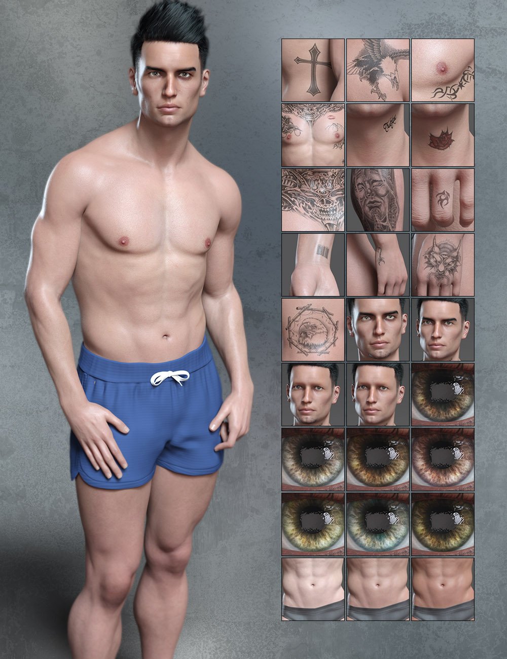 FWSA Ryker HD for Genesis 8 Male FWSA Ryker HD for Genesis 8 Male by: Fred Winkler ArtSabby, 3D Models by Daz 3D