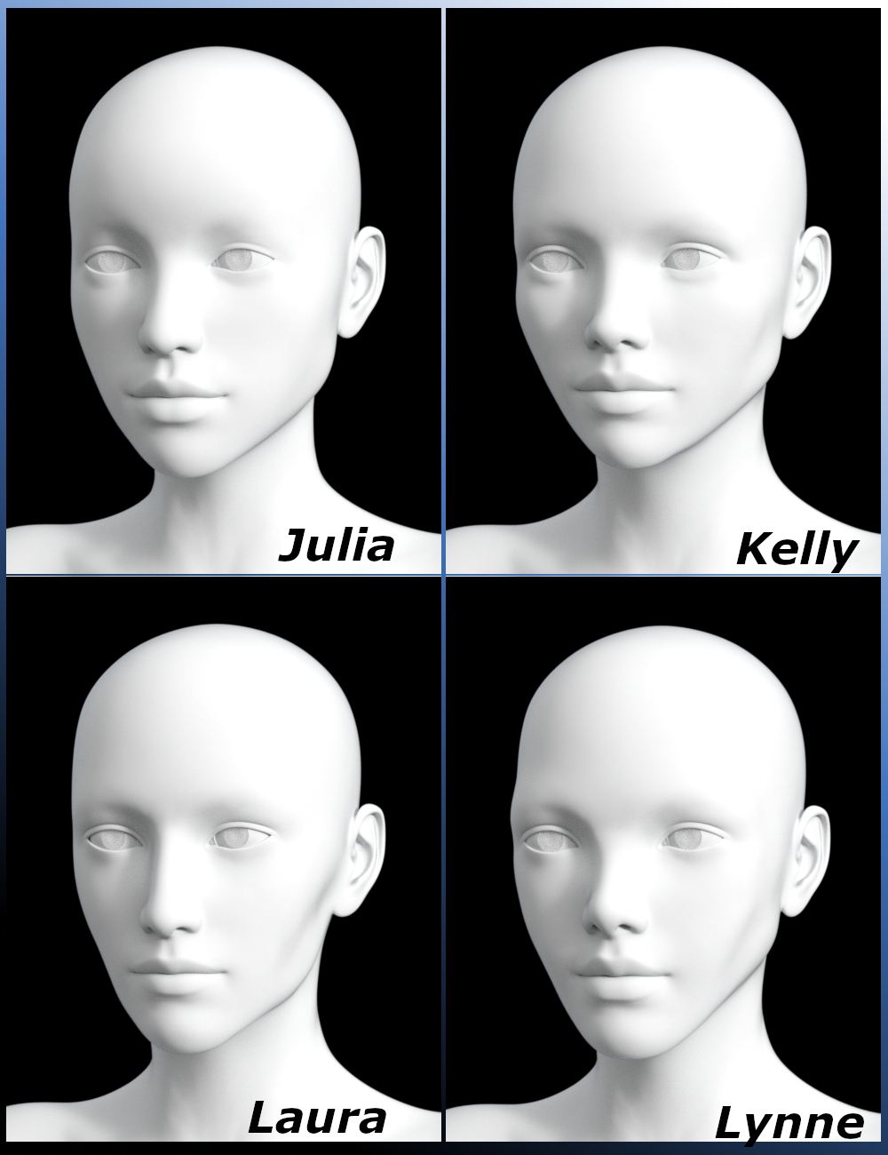 SY Beautiful Faces Genesis 8 Female by: Sickleyield, 3D Models by Daz 3D