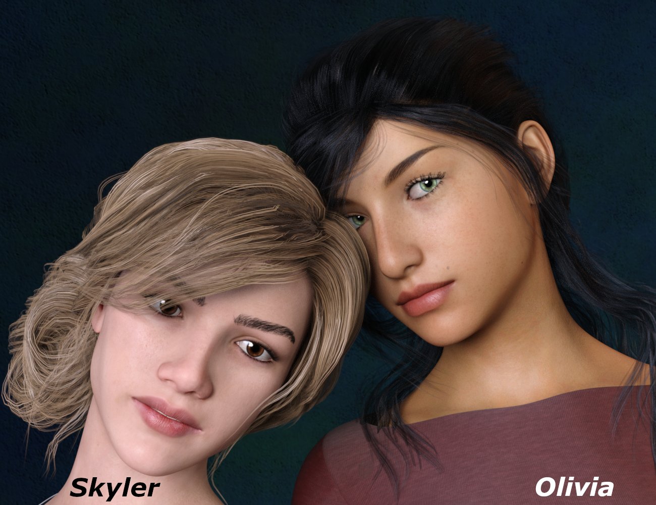 SY Beautiful Faces Genesis 8 Female by: Sickleyield, 3D Models by Daz 3D