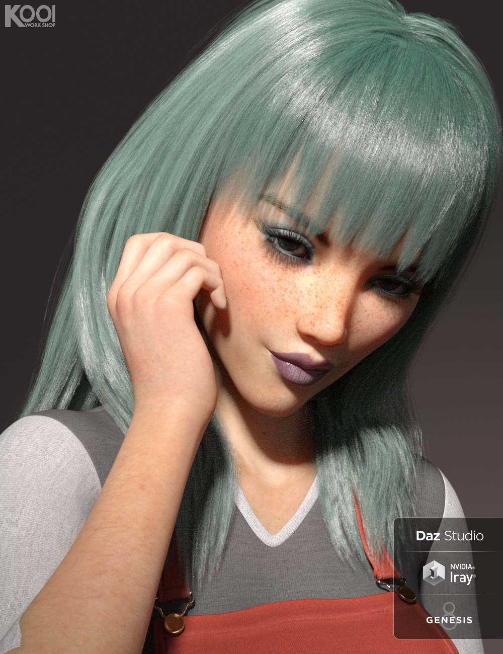 Alva Hair for Genesis 8 Female(s) Alva Hair for Genesis 8 Female(s) by: Kool, 3D Models by Daz 3D