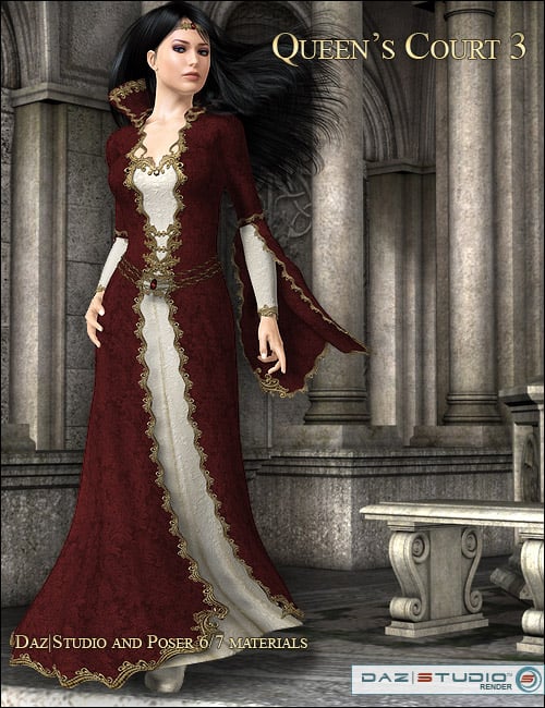 Queens Court 3 by: LaurieS, 3D Models by Daz 3D