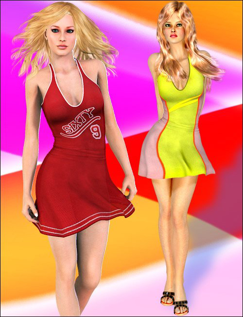 Sporty Dress by: 4blueyes, 3D Models by Daz 3D