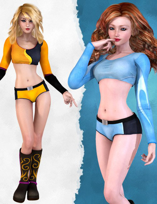 Anime 102: Get Real by: 4blueyes, 3D Models by Daz 3D