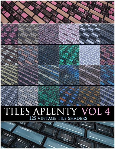 Tiles Aplenty Vol IV by: ForbiddenWhispers, 3D Models by Daz 3D