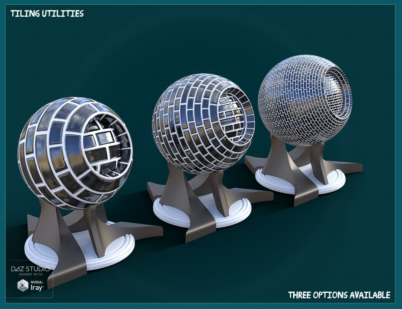 Tiles Aplenty Vol IV by: ForbiddenWhispers, 3D Models by Daz 3D