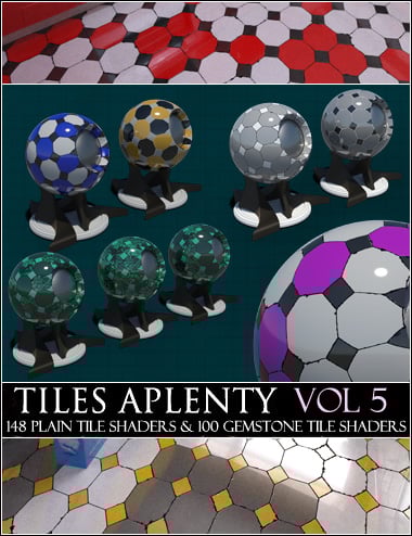 Tiles Aplenty Vol V Tiles Aplenty Vol V by: ForbiddenWhispers, 3D Models by Daz 3D