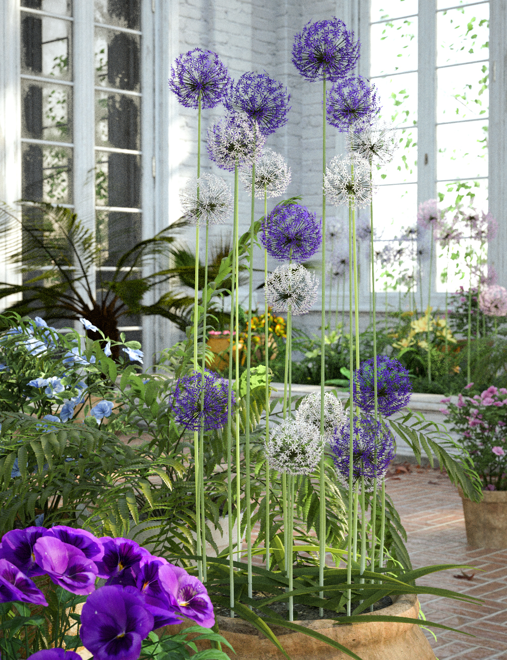 Architectural Garden Plants for Daz Studio Vol. 1 by: MartinJFrost, 3D Models by Daz 3D
