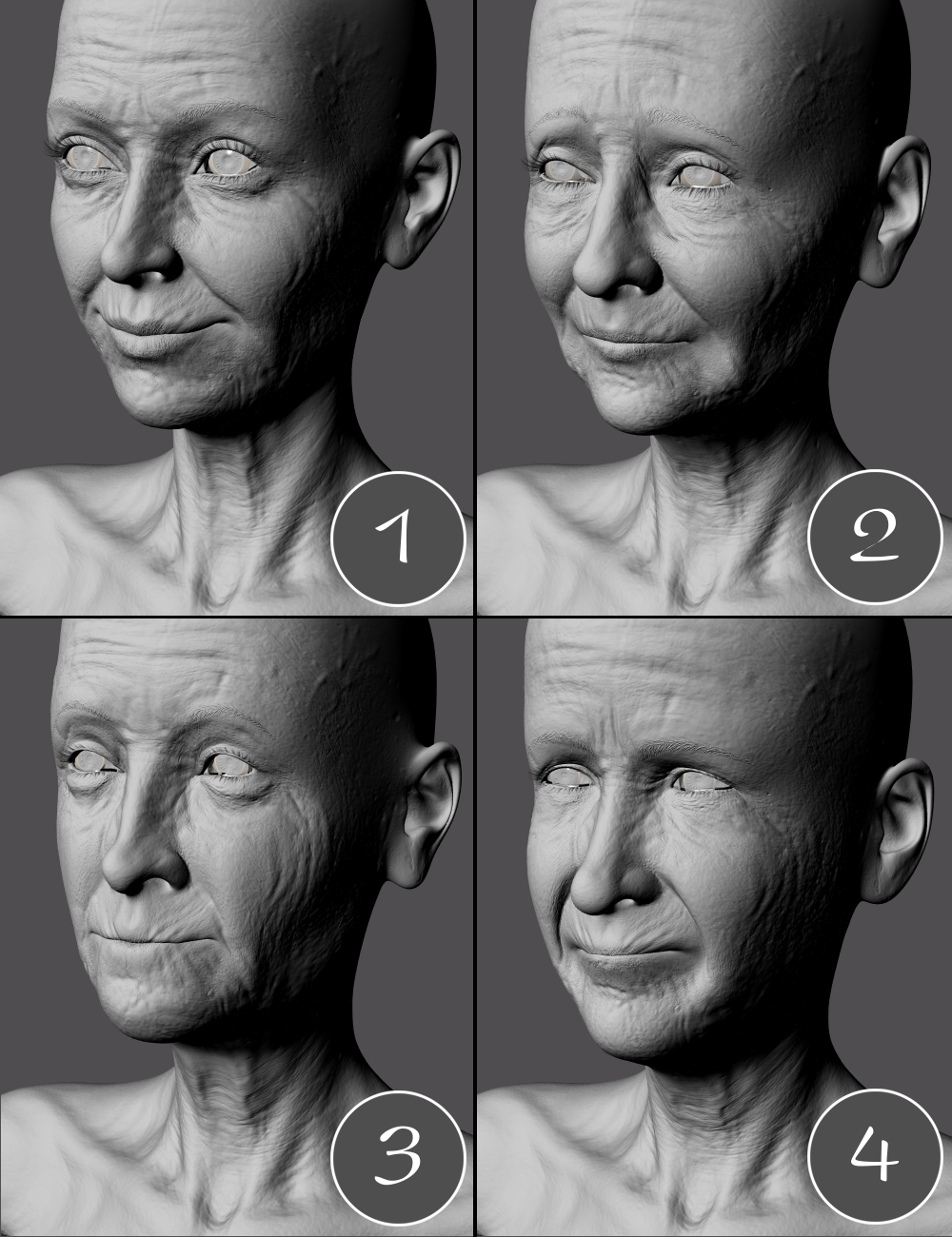 Various Faces for Mabel 8 by: AlFan, 3D Models by Daz 3D