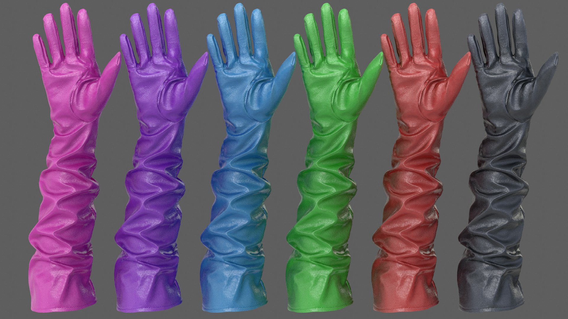 Glove-a-Licious for Genesis 8 Female(s) and FBX by: Polygonal Miniatures, 3D Models by Daz 3D
