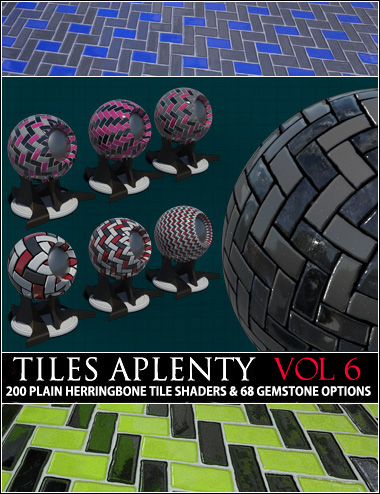 Tiles Aplenty Vol VI Tiles Aplenty Vol VI by: ForbiddenWhispers, 3D Models by Daz 3D