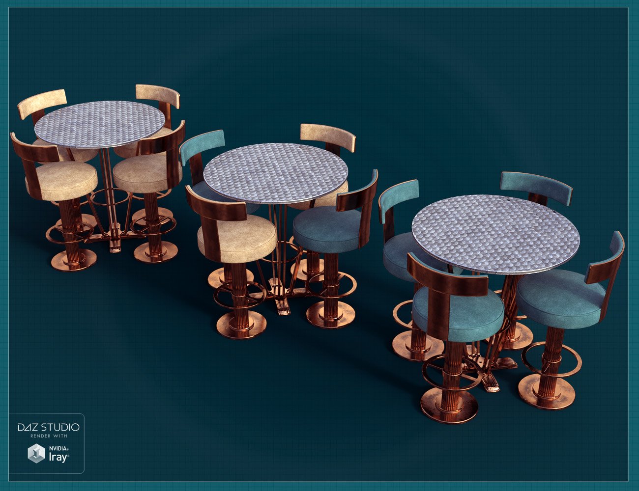 Classy Copper for Deco 12th Floor by: ForbiddenWhispers, 3D Models by Daz 3D
