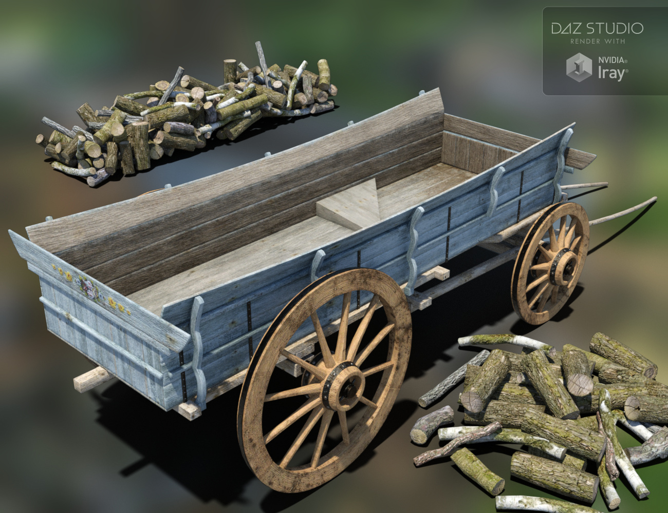 Suffolk Wagon by: Merlin Studios, 3D Models by Daz 3D