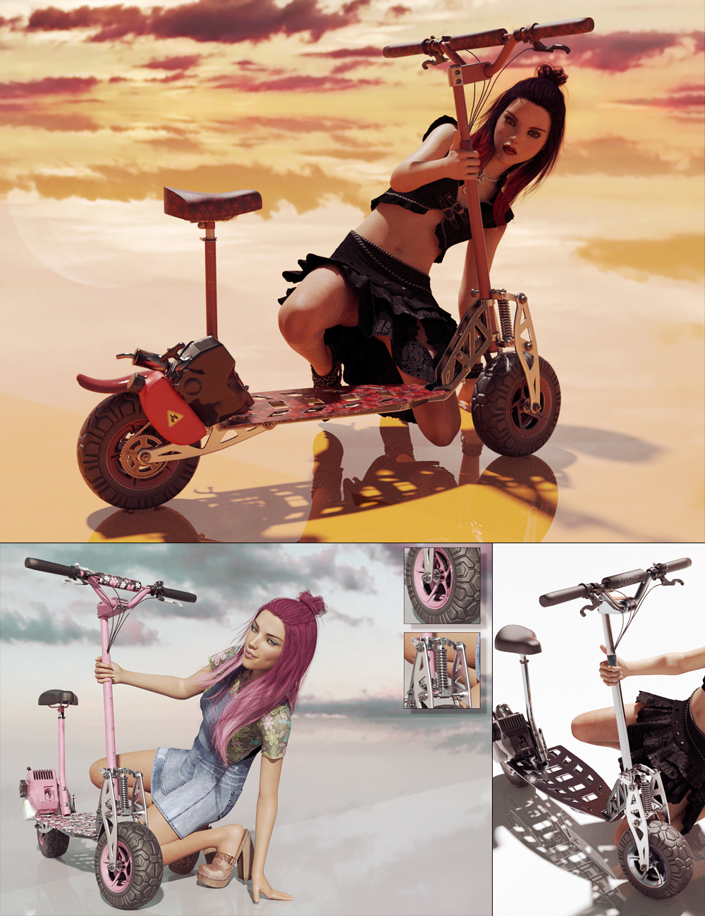 Xtreme GoPed by: ForbiddenWhispersDavid Brinnen, 3D Models by Daz 3D