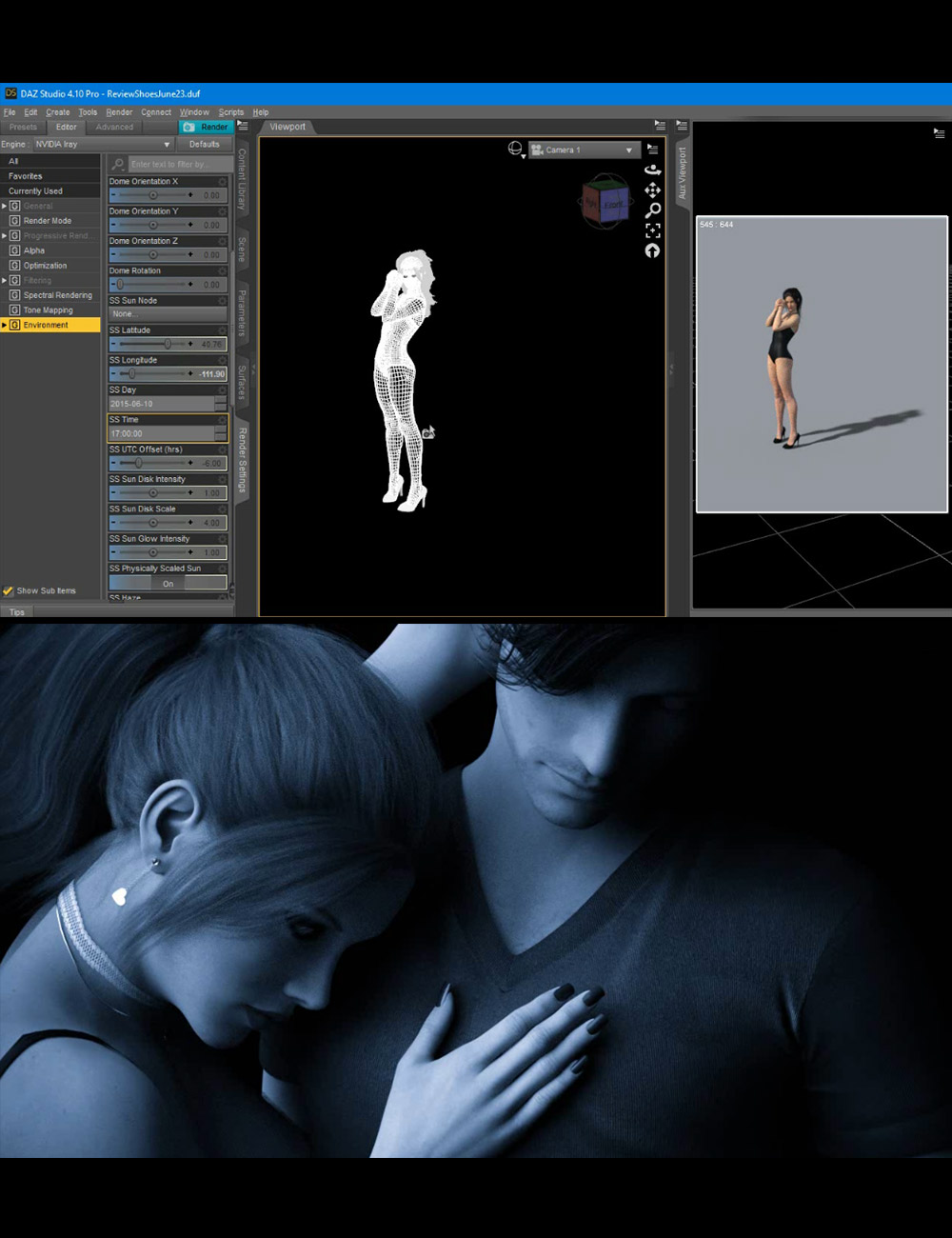 7 Tips for Gorgeous Daz Studio Iray Female Renders by: Dreamlight, 3D Models by Daz 3D
