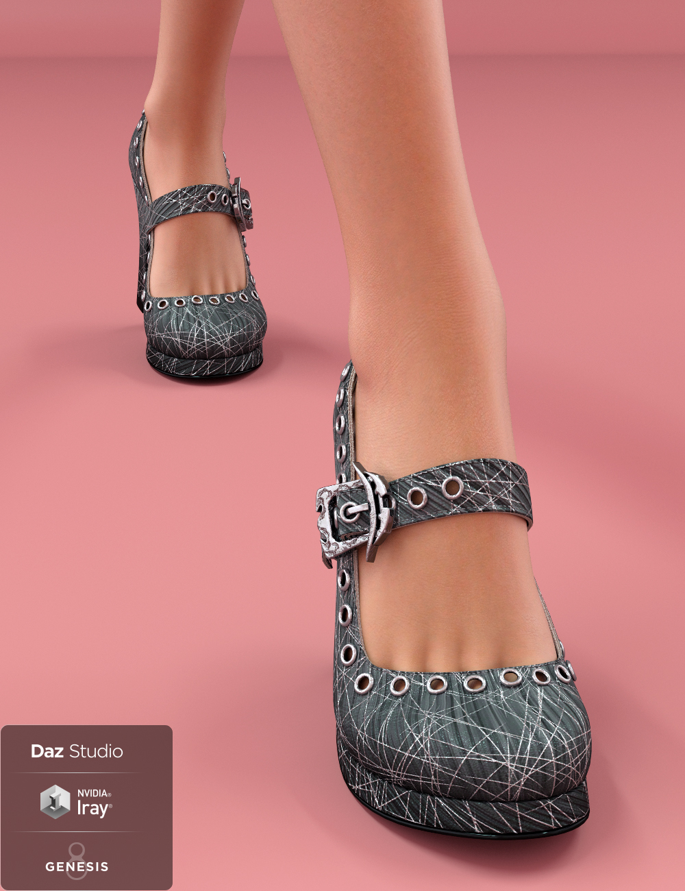 Jiwoo Punk Heel for Genesis 8 Female(s) Jiwoo Punk Heel for Genesis 8 Female(s) by: chungdan, 3D Models by Daz 3D