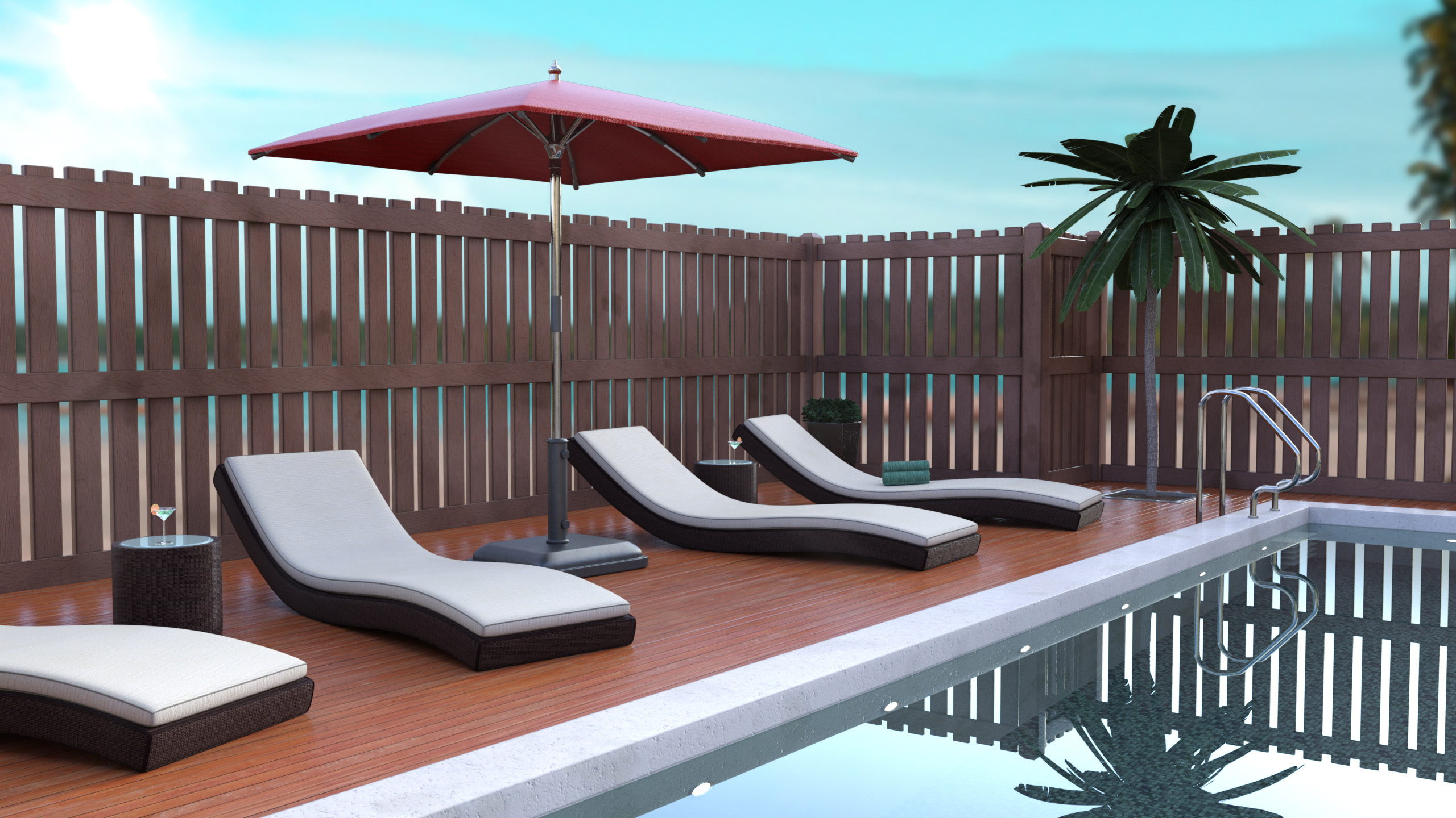 Z Outdoor Swimming Pool Environment and Poses Z Outdoor Swimming Pool Environment and Poses by: Zeddicuss, 3D Models by Daz 3D