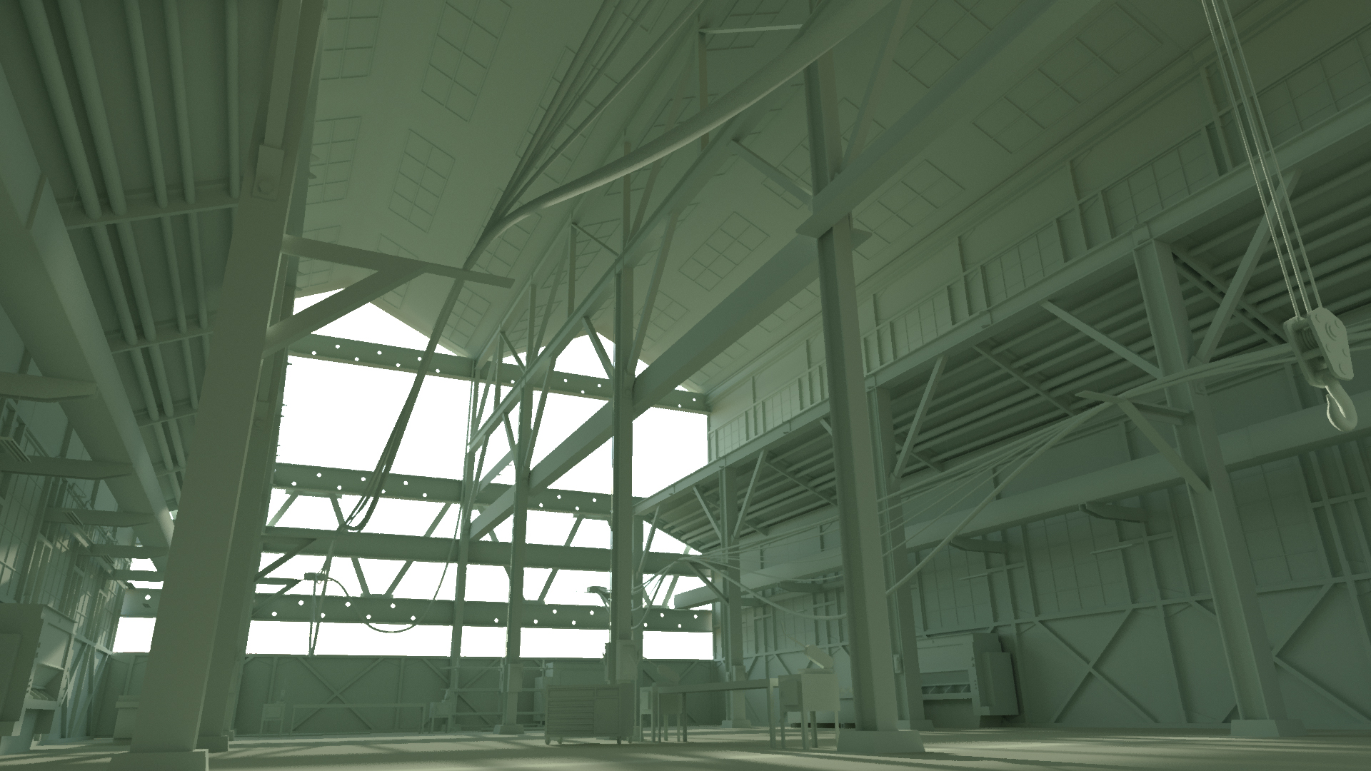 Industrial Garage by: DarkEdgeDesign, 3D Models by Daz 3D