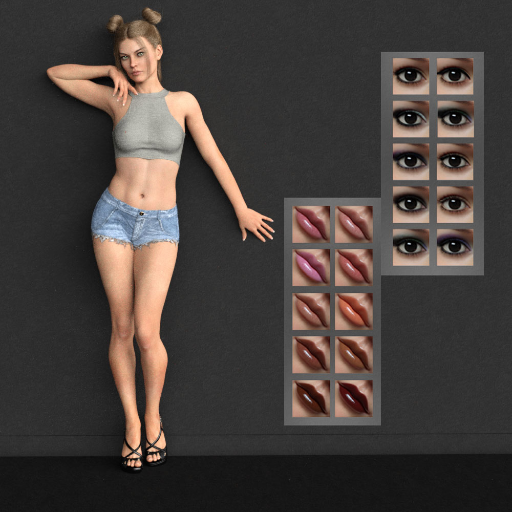 Harper HD for Genesis 8 Female by: Mousso, 3D Models by Daz 3D