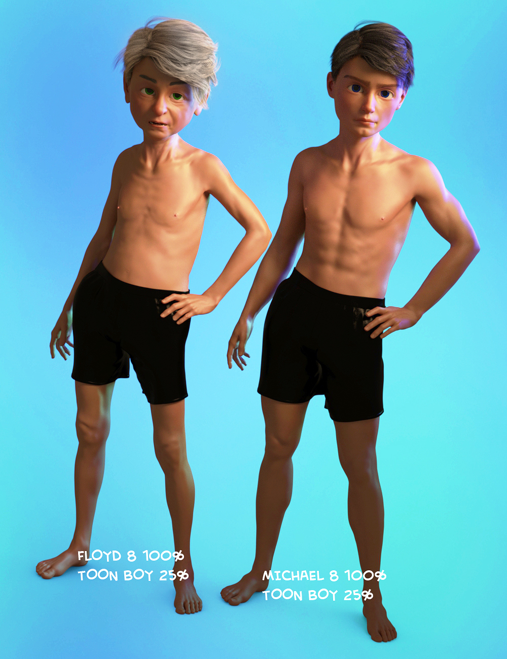 Toon Boy And Boyish Dforce Outfit For Genesis 8 Male Daz 3d