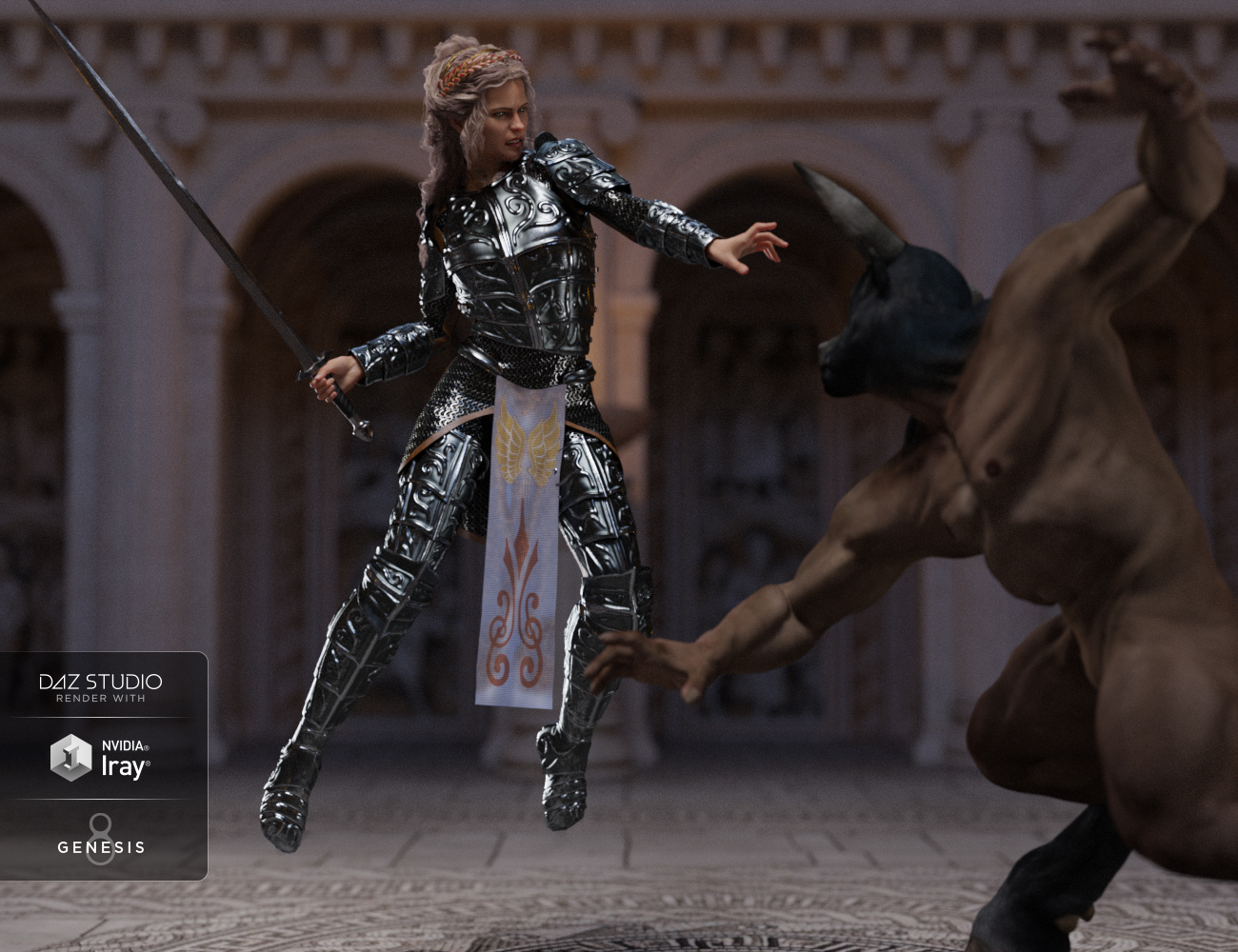 dForce High Paladin for Genesis 8 Female(s) dForce High Paladin for Genesis 8 Female(s) by: GolaMValandar, 3D Models by Daz 3D