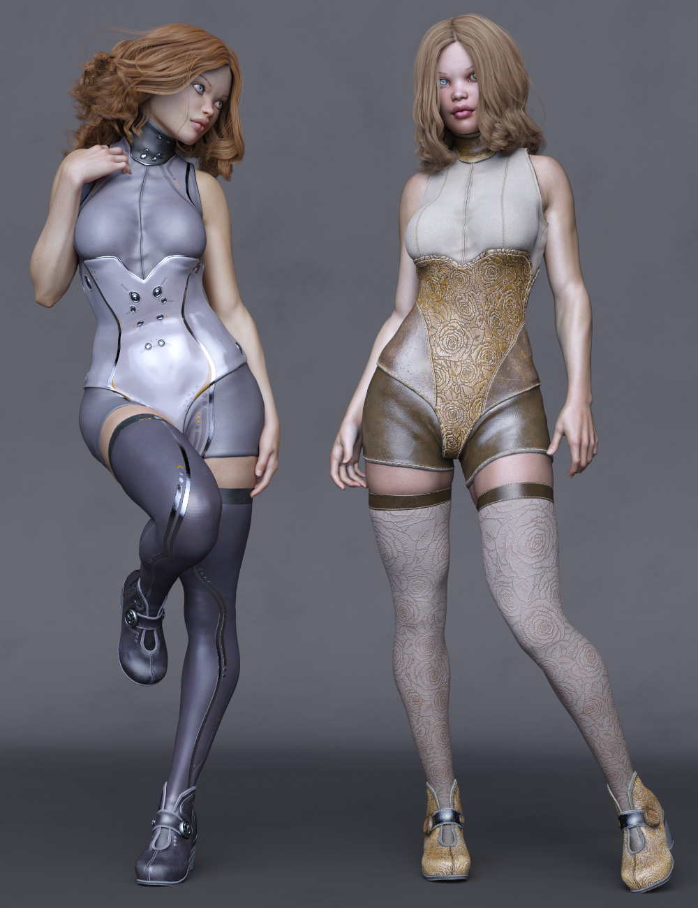 Lyra Outfit for Genesis 8 Female by: Aeon Soul, 3D Models by Daz 3D