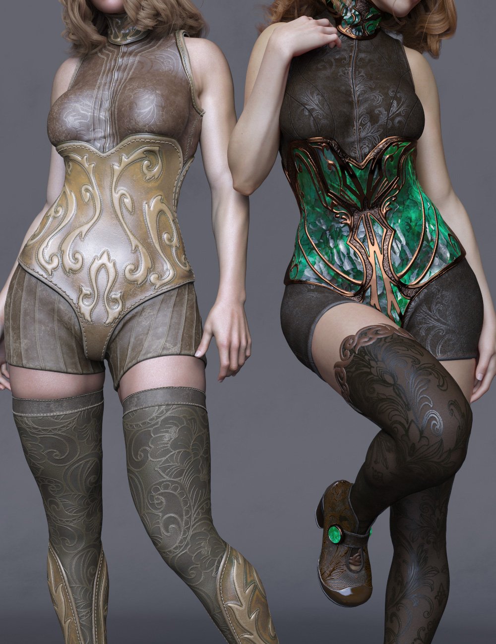 Fantasy Styles for Lyra Outfit by: Aeon Soul, 3D Models by Daz 3D