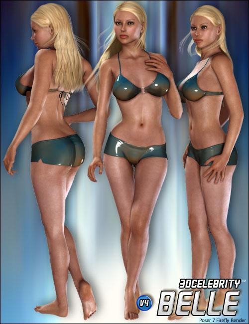 3D Celebrity 'Belle' by: 3DCelebrity, 3D Models by Daz 3D