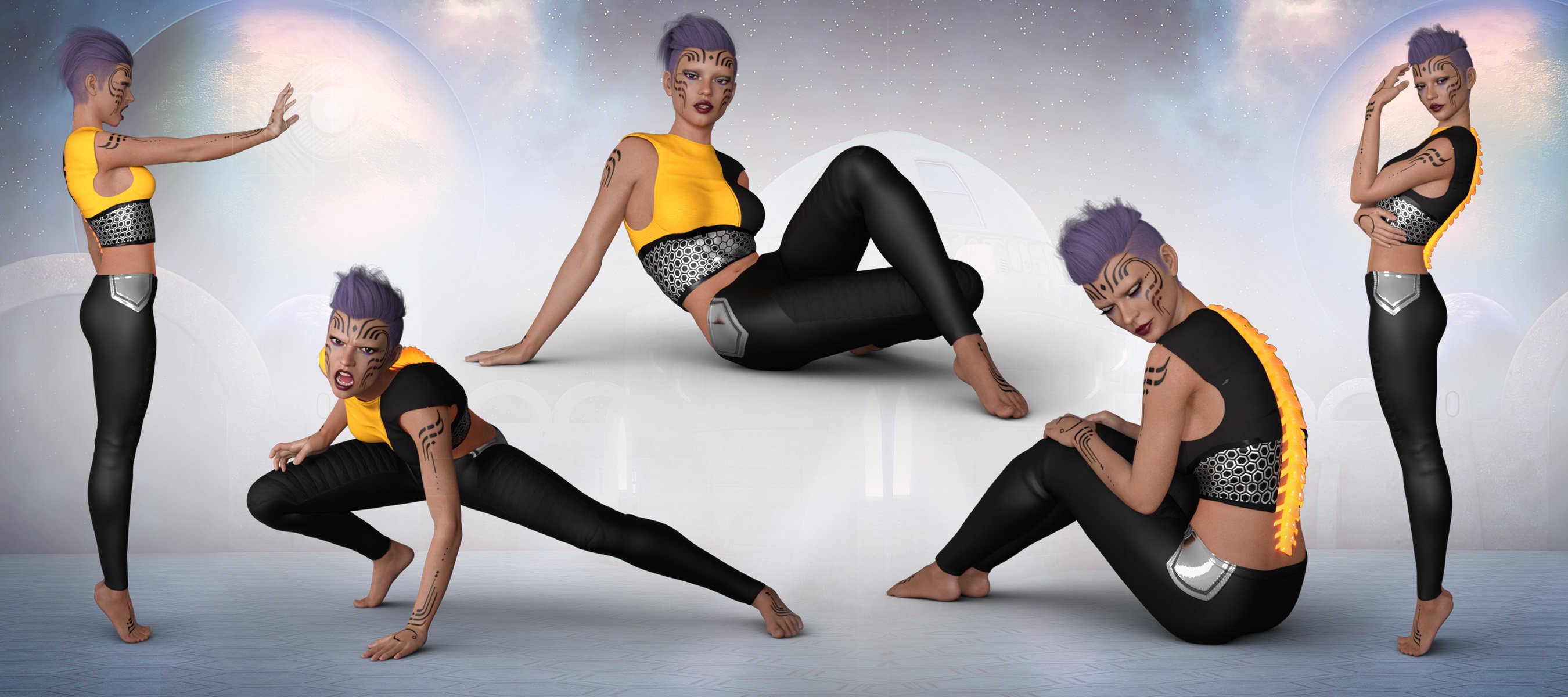 Z Almost Human - Poses and Expressions for Genesis 8 Female and Zelara 8 Z Almost Human - Poses and Expressions for Genesis 8 Female and Zelara 8 by: Zeddicuss, 3D Models by Daz 3D