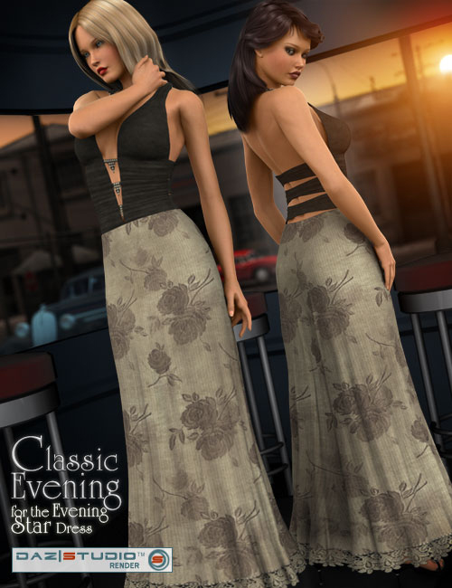 Classic Evening Textures by: Sarsa, 3D Models by Daz 3D