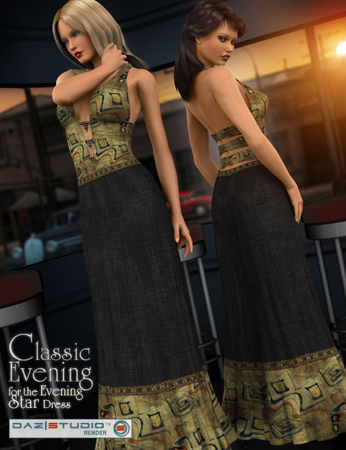 Classic Evening Textures by: Sarsa, 3D Models by Daz 3D