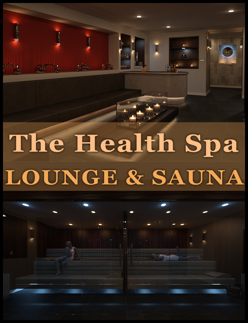 The Health Spa: Lounge and Sauna by: PolyPusher, 3D Models by Daz 3D