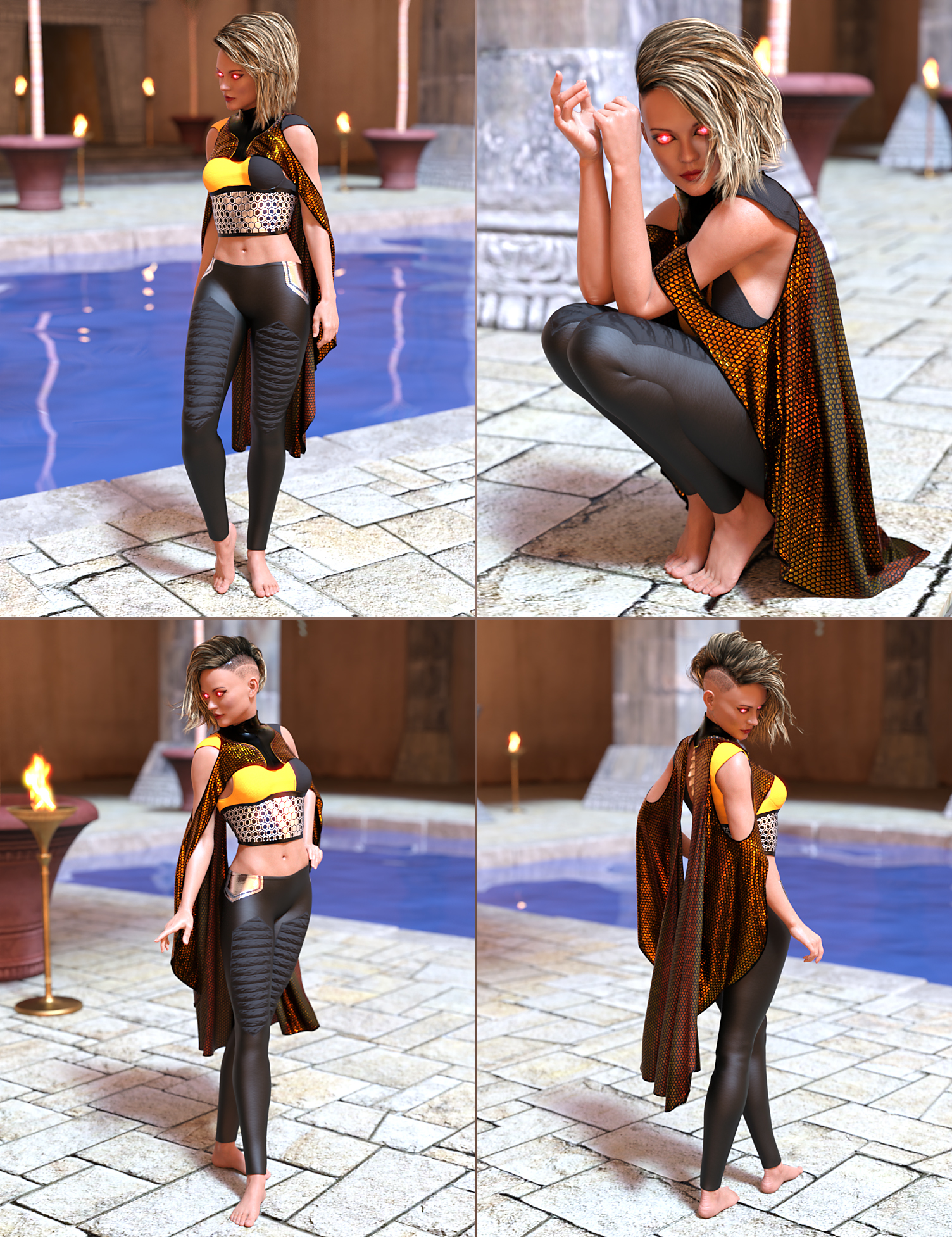 Zelara Poses for Zelara 8 And Genesis 8 Female