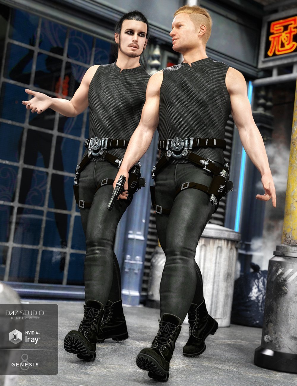 Bounty Huntsman Outfit for Genesis 8 Male(s) Bounty Huntsman Outfit for Genesis 8 Male(s) by: Anna BenjaminMada, 3D Models by Daz 3D